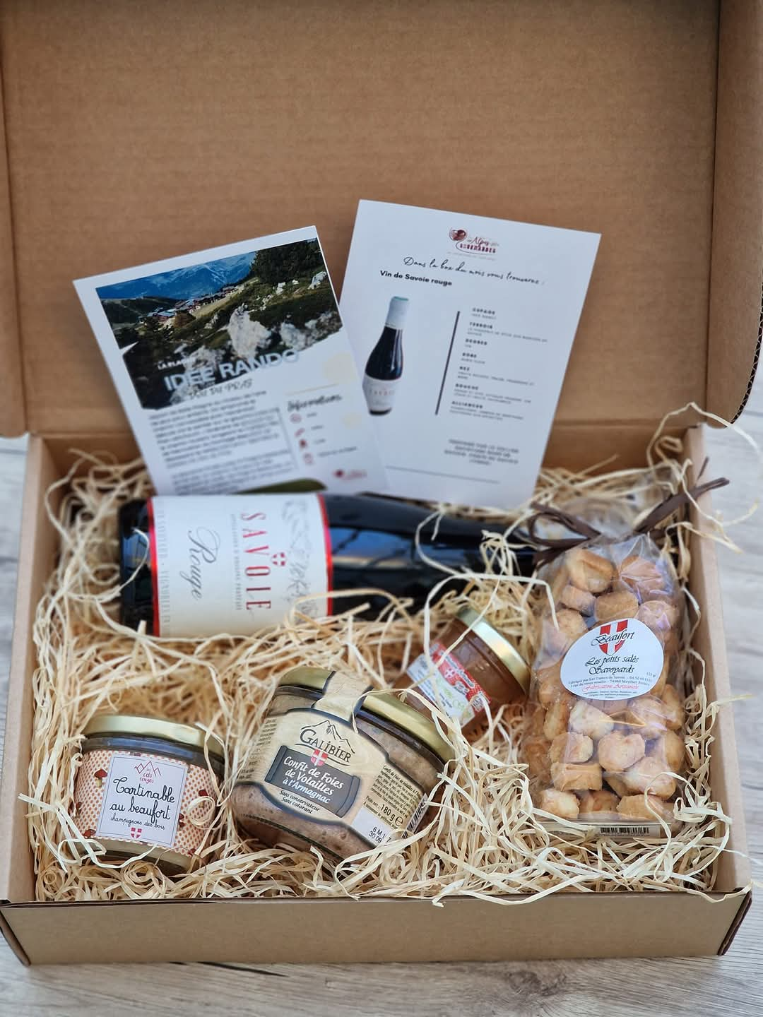 🧀 Box Gourmande des Alpes - 4 Produits Locaux et Artisanaux 🍯- BOX DECOUVERTE 1 MOIS