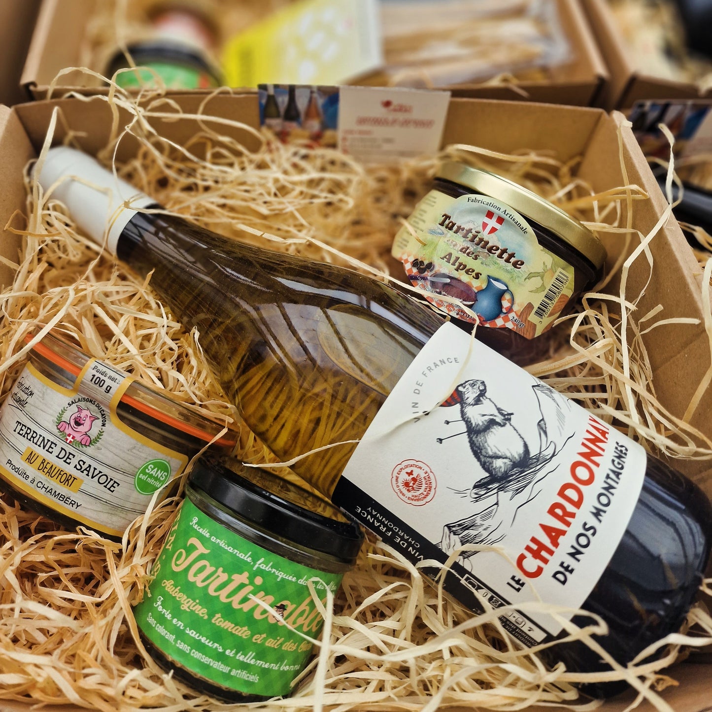 🧀 Box Gourmande des Alpes - 4 Produits Locaux et Artisanaux 🍯- BOX DECOUVERTE 1 MOIS