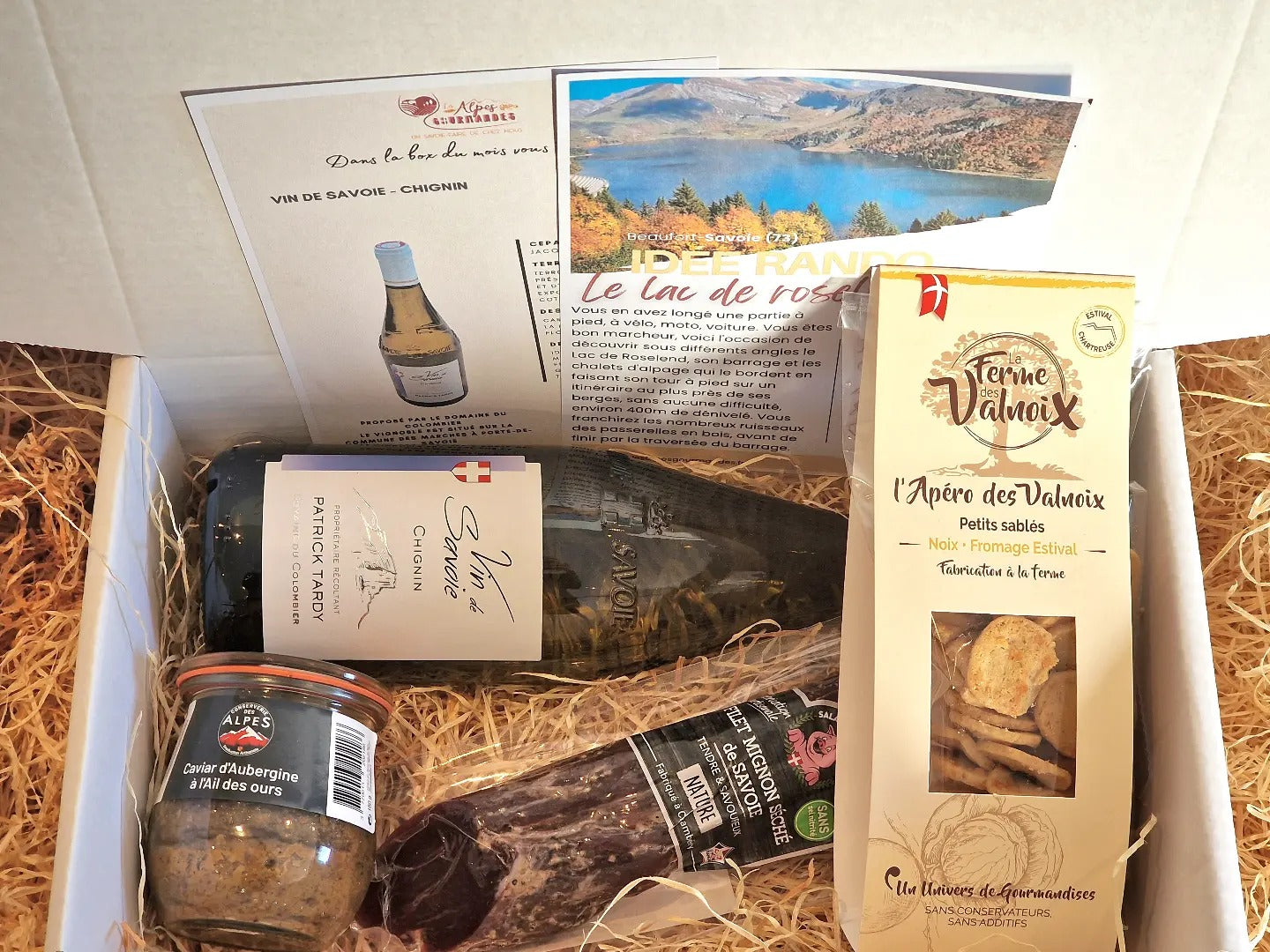 🧀 Box Gourmande des Alpes - 4 Produits Locaux et Artisanaux 🍯- BOX DECOUVERTE 1 MOIS